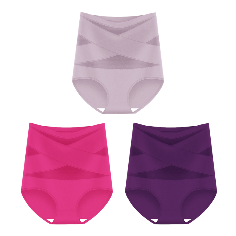 LuxeModa™ Plus Size Hold-in Truser med Høy Midje (3-pakning) | Sømløs Shaping-truse