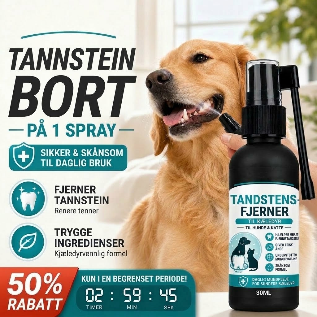 VaraLiving™ Skånsom tannpleiespray til kjæledyr