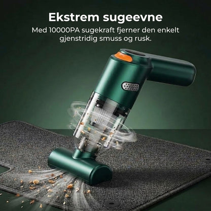 Nexora™ Kraftig Trådløs Bilstøvsuger | Kompakt & Høy Sugeeffekt