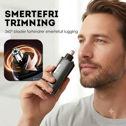 SilkEase™ Presis Nese- og Ørehårstrimmer med LED-skjerm