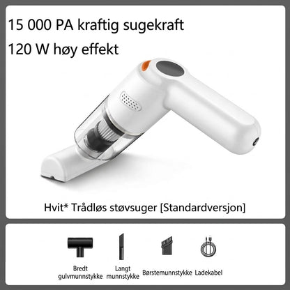 Nexora™ Kraftig Trådløs Bilstøvsuger | Kompakt & Høy Sugeeffekt