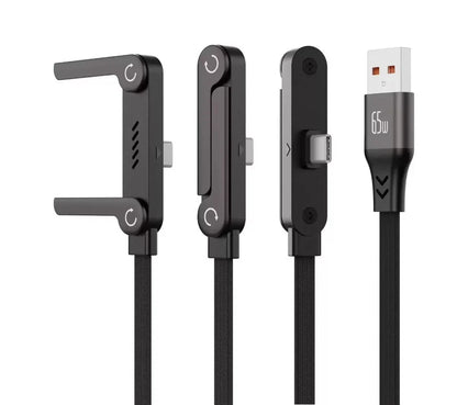 FISHING™ Multifunksjonell Ladekabel med Justerbar Mobilholder | Hurtiglading
