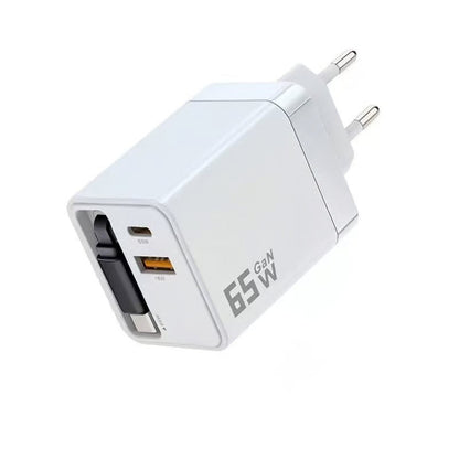 VaraLiving™ 65W GaN 3-i-1 hurtiglader