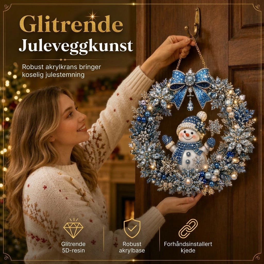 VaraLiving™ DIY diamantmaleri-sett til jul