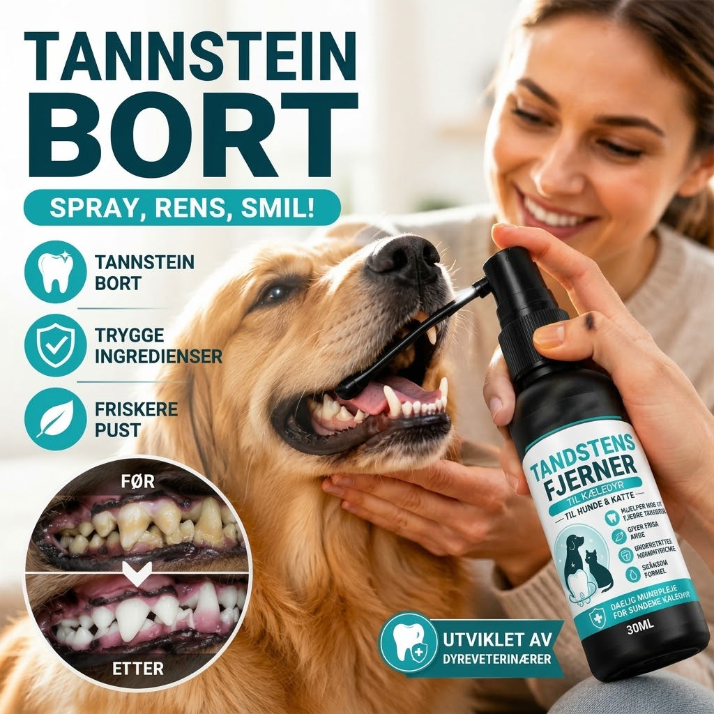 VaraLiving™ Skånsom tannpleiespray til kjæledyr