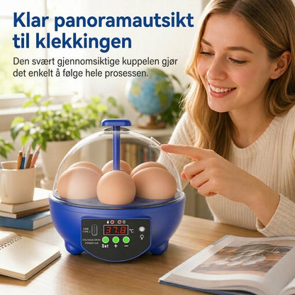 VaraLiving™ Smart USB-rugemaskin med temperaturkontroll – For kylling-, ande- og fugleegg