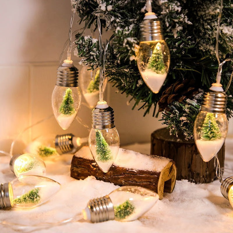 VaraLiving™ LED-lyskjede for juletre og hage – Koselig julebelysning med pærer