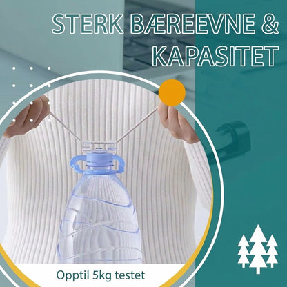 VaraLiving™ Selvklebende kabelklips (100-pakning) – Hold orden på ledningene