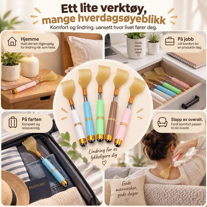 OmniLiving™ Teleskopisk Kløpinne i Rustfritt Stål | Ergonomisk Ryggkløer