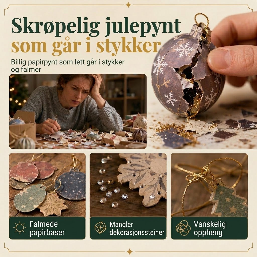 VaraLiving™ DIY diamantmaleri-sett til jul