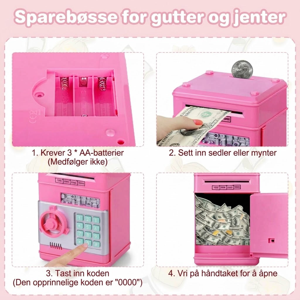 VaraLiving™ Mini minibank sparebøsse
