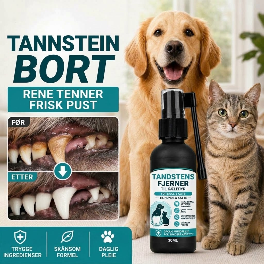 VaraLiving™ Skånsom tannpleiespray til kjæledyr