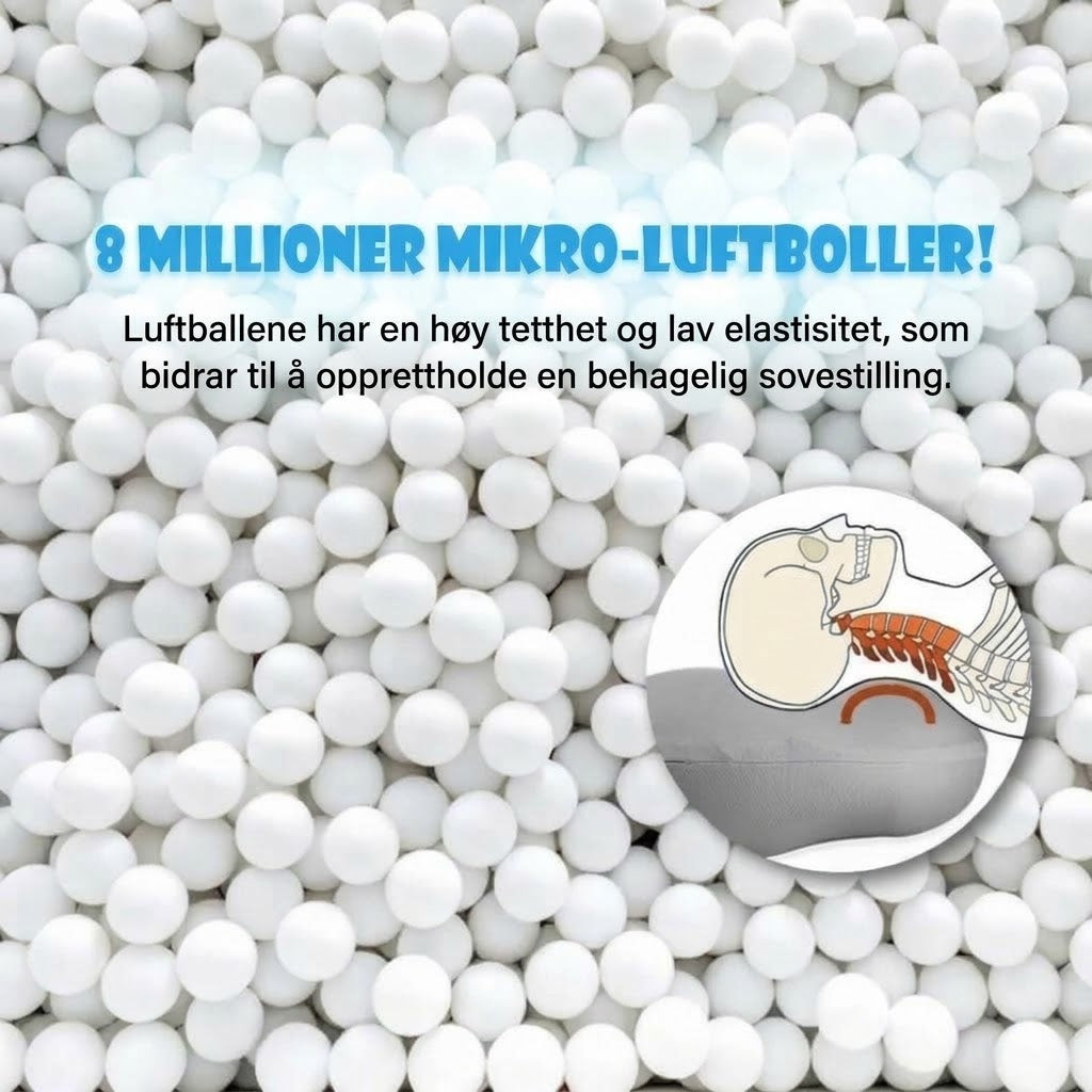 VaraLiving™ Ergonomisk hovedpude og lendepude – Trykkavlastende minneskumpute for optimal støtte
