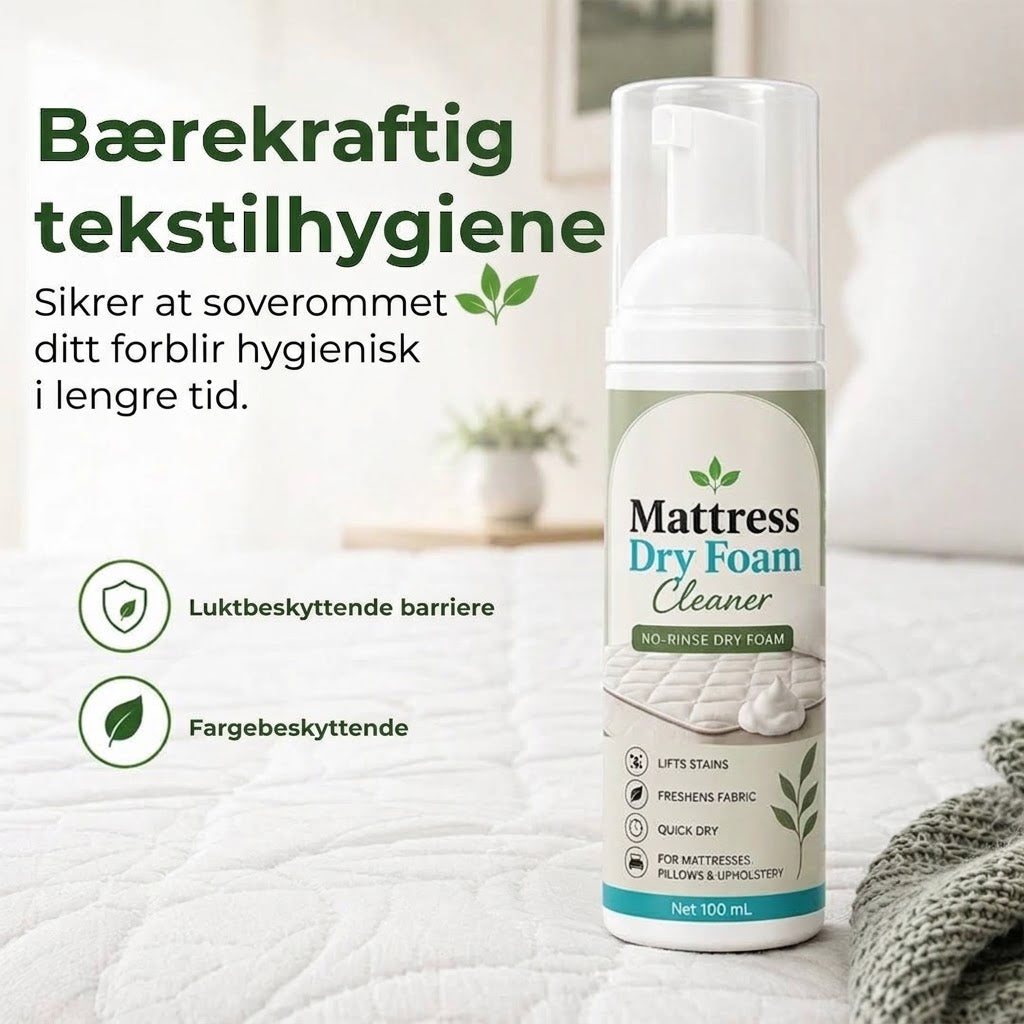 OmniLiving™ Tørskumrens for Madrass | Vannfri Flekkfjerner og Luktfjerner