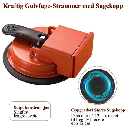 VaraLiving™ Kraftig dørstopper med sugekopp – 70 kg sugekraft og sporløs montering