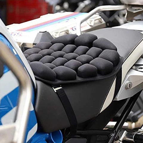 NovaPulse™ Ergonomisk Motorsykkelpute | Sklisikker & Pustende Setepute