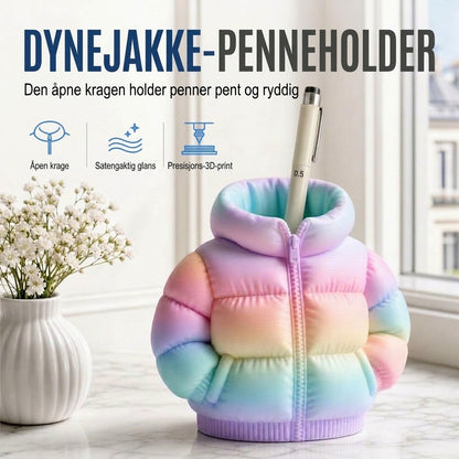 VaraLiving™ 3D-printet blyantholder – Støtdempende skrivebordsorganisator for kontor og studie