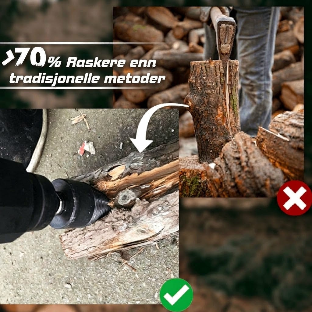 VaraLiving™ Vedkløyverbor for drill