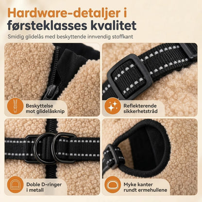 VaraLiving™ Varmt vinterdekken med refleks – Til små og mellomstore hunder