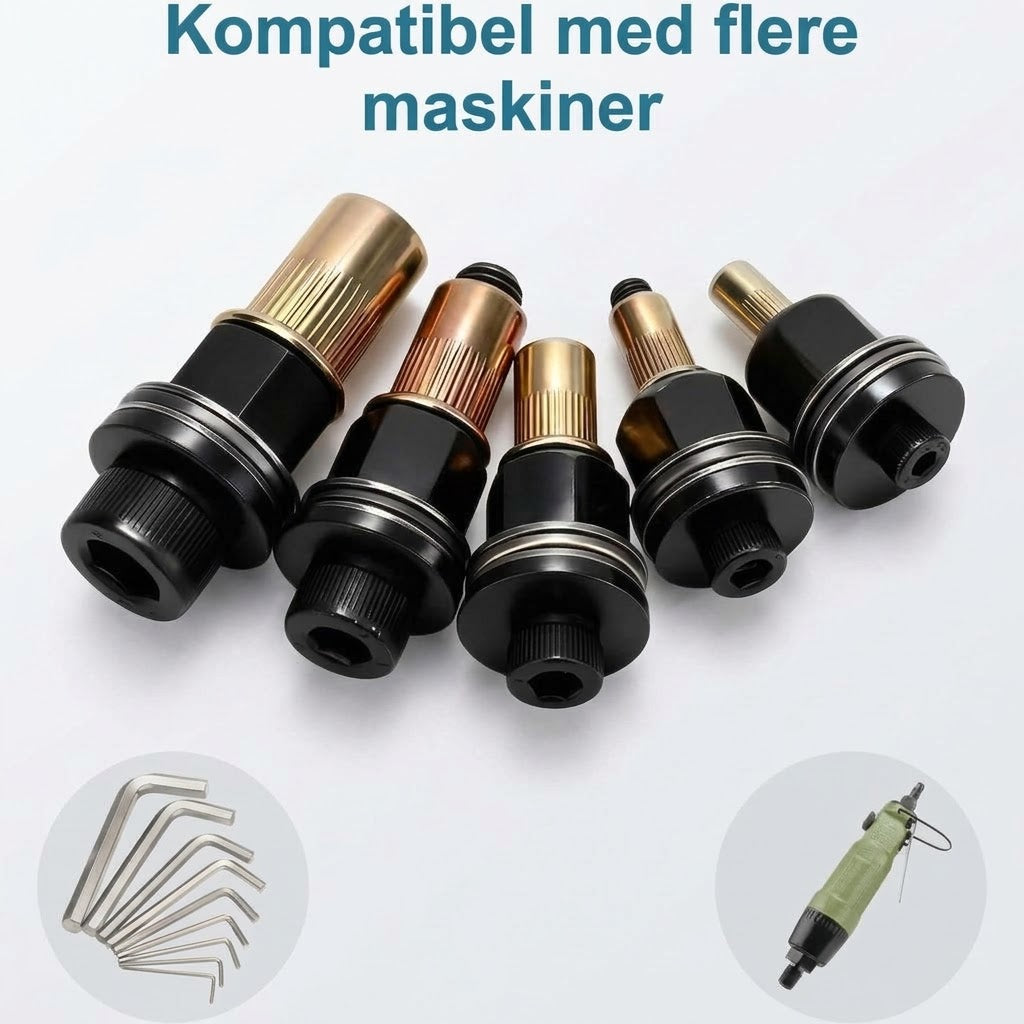ProShield™ Universal Blindmutterverktøy-sett | Profesjonelt Nitteverktøy