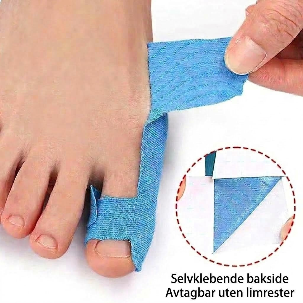 OrthoFlex™ Elastisk Knystteip for Tåoppretting | Smertelindring & Korreksjon