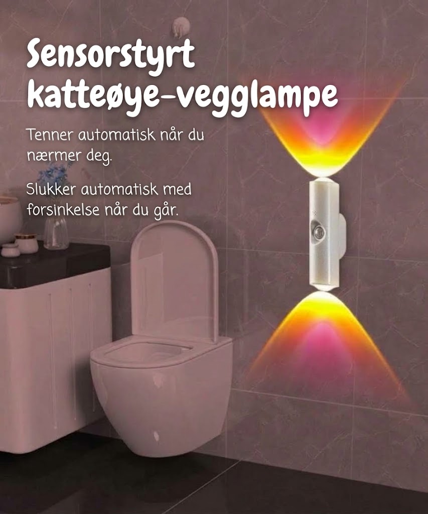 VaraLiving™ Oppladbar sensorlampe – Trådløs LED med magnetisk feste