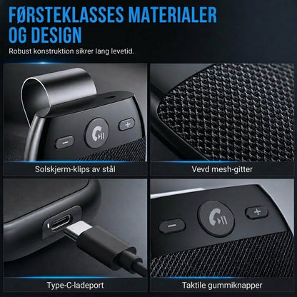VaraLiving™ SP11 handsfree Bluetooth-høyttaler for bil