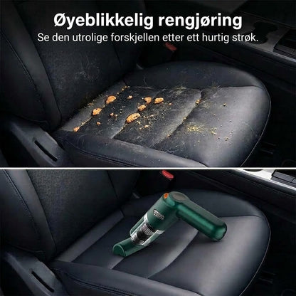 Nexora™ Kraftig Trådløs Bilstøvsuger | Kompakt & Høy Sugeeffekt