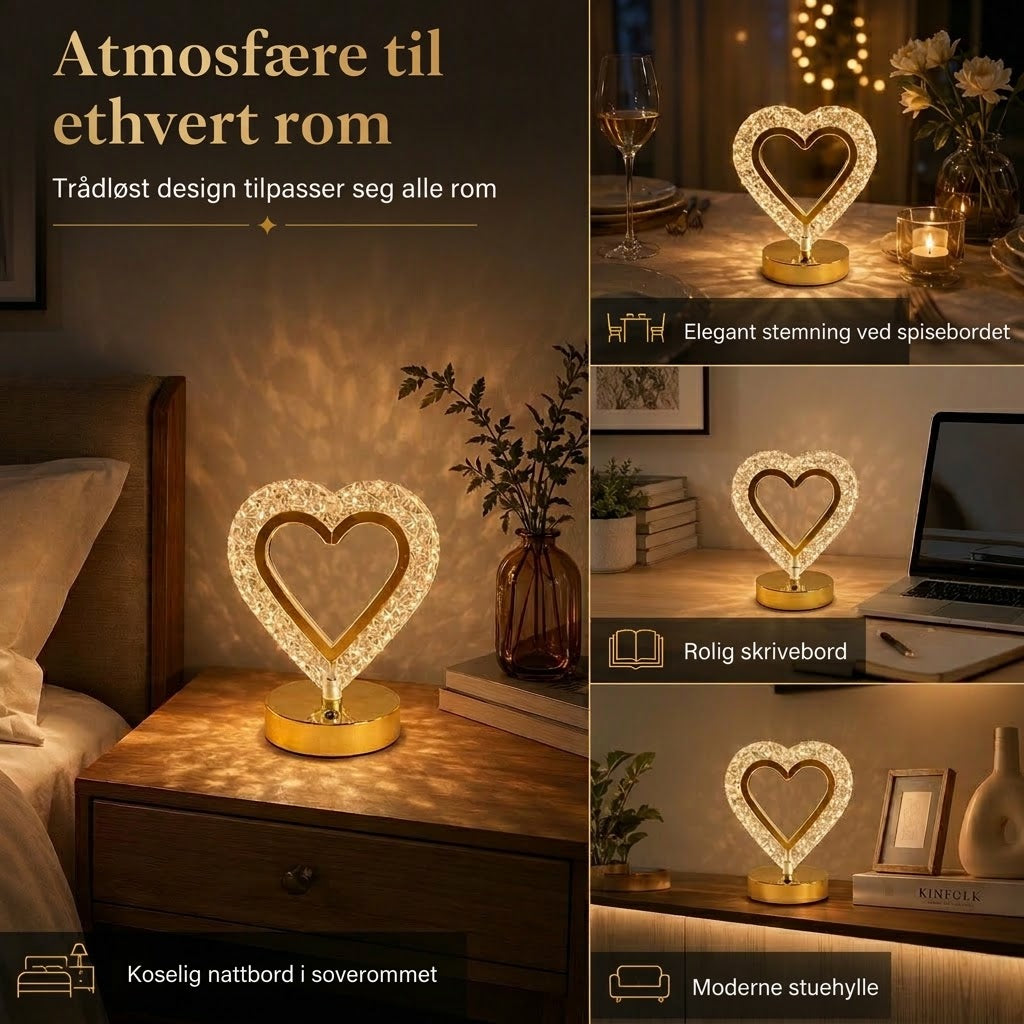 VaraLiving™ Geometrisk krystall nattlampe