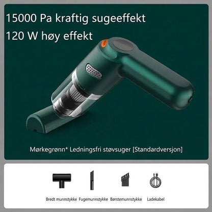 Nexora™ Kraftig Trådløs Bilstøvsuger | Kompakt & Høy Sugeeffekt