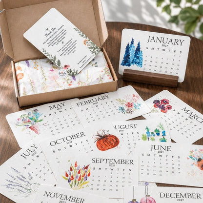 VaraLiving™ Plantbar kalender 2027 med sesongbaserte frø