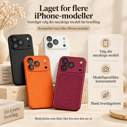 VaraLiving™ Luksus skinndeksel for iPhone