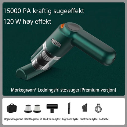 Nexora™ Kraftig Trådløs Bilstøvsuger | Kompakt & Høy Sugeeffekt