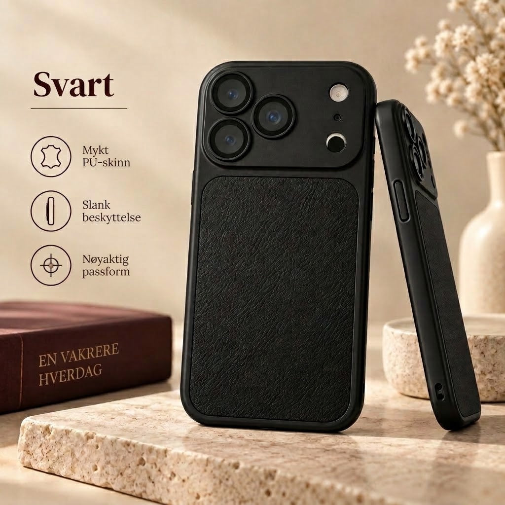 VaraLiving™ Luksus skinndeksel for iPhone