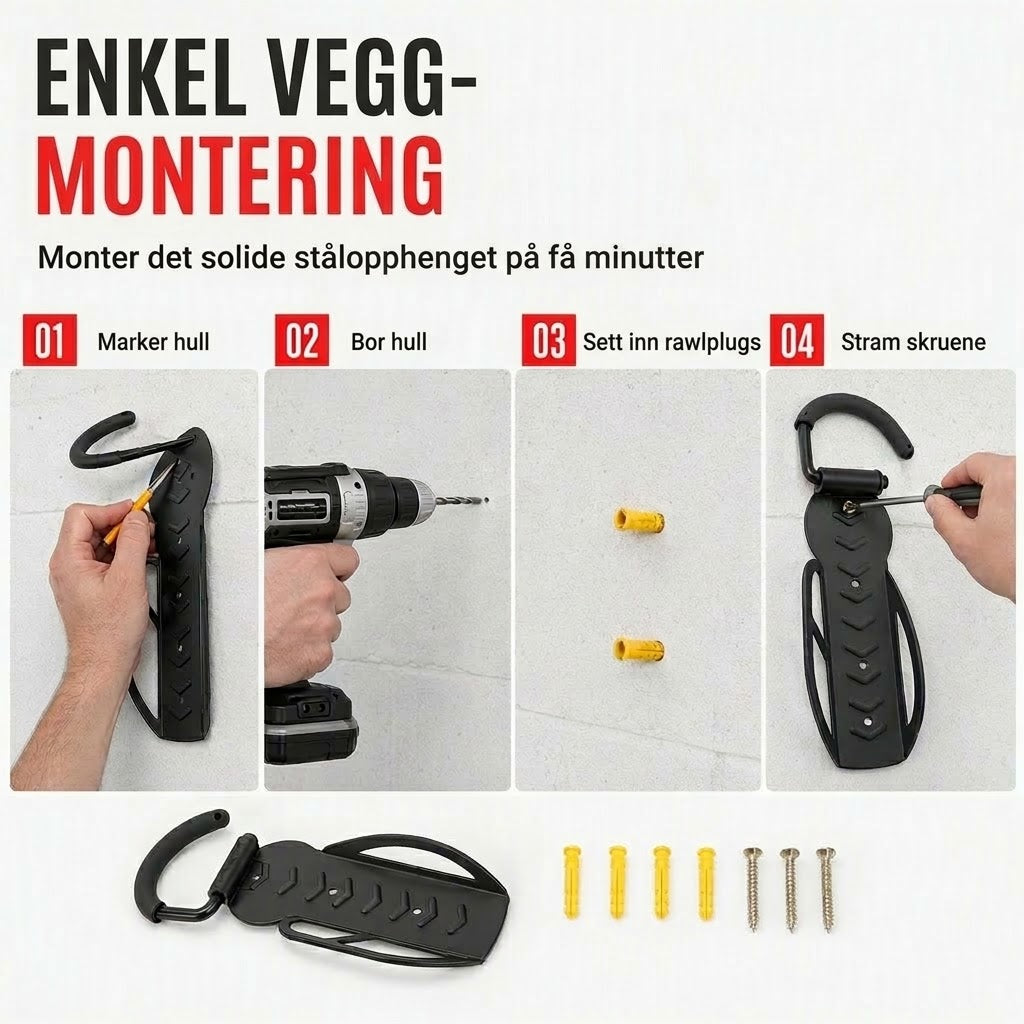 VaraLiving™ Veggoppheng for sykkel