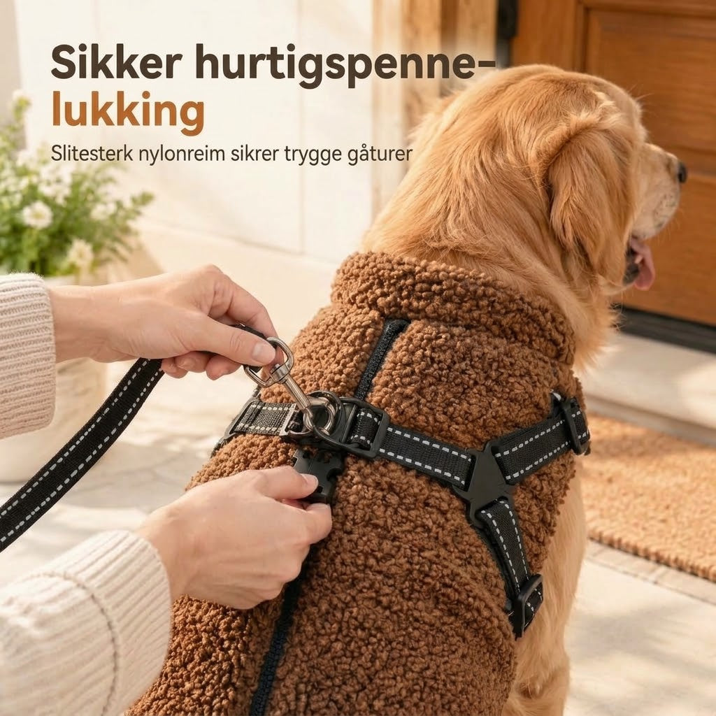 VaraLiving™ Varmt vinterdekken med refleks – Til små og mellomstore hunder