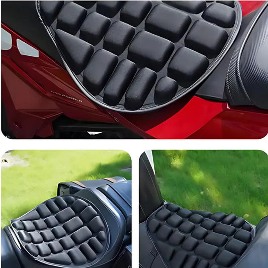 NovaPulse™ Ergonomisk Motorsykkelpute | Sklisikker & Pustende Setepute