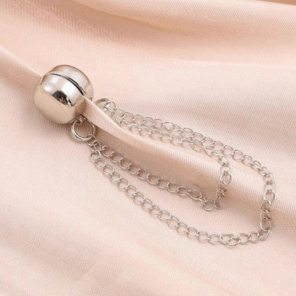 VaraLiving™ Elegant kjedebrosje – Sikkerhetsnål og midjespenne for skjorter