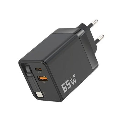 VaraLiving™ 65W GaN 3-i-1 hurtiglader
