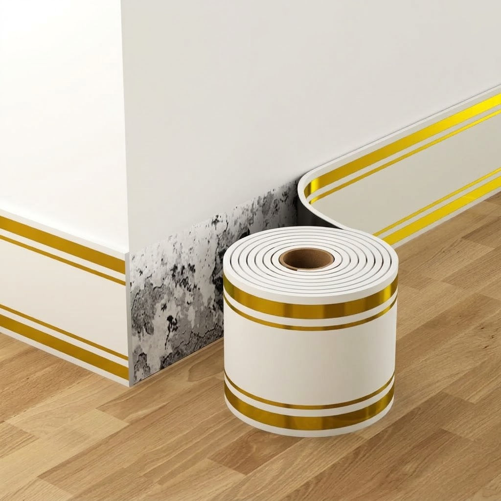 VaraLiving™ Selvklebende vegg- og kantlist – Slitesterk PVC med enkel montering