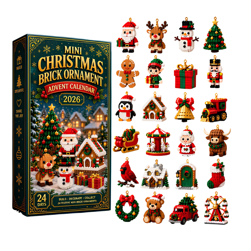 VaraLiving™ DIY julekalender med byggeklosser