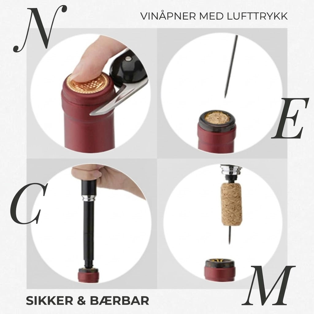 VaraLiving™ Luftpumpe vinåpnersett