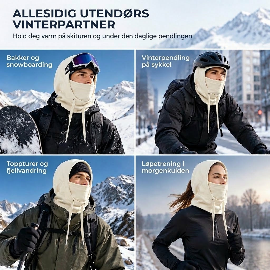 VaraLiving™ Varm skilue og ansiktsmaske for vintersport