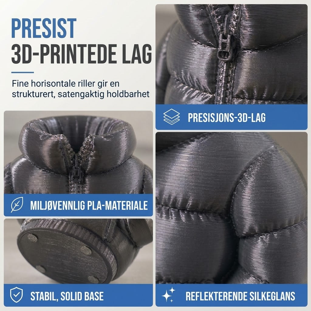 VaraLiving™ 3D-printet blyantholder – Støtdempende skrivebordsorganisator for kontor og studie