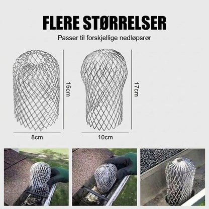 VaraLiving™ Takrennerist og løvfanger i aluminium – Stopper løv og rusk i nedløpsrøret