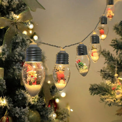VaraLiving™ LED-lyskjede for juletre og hage – Koselig julebelysning med pærer