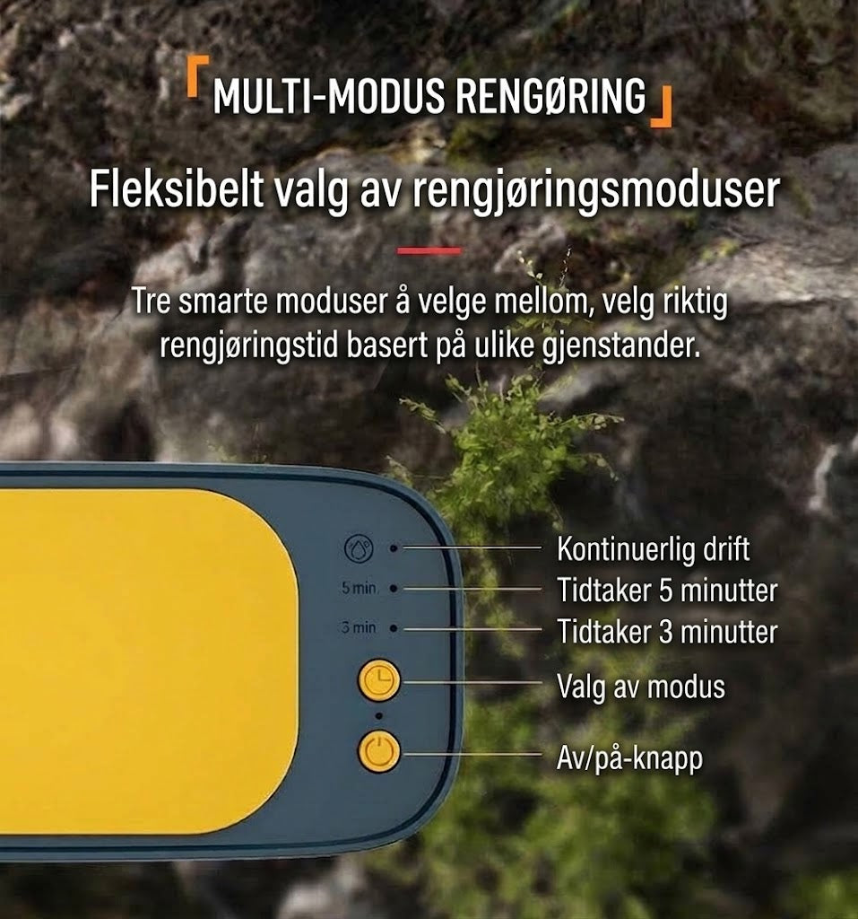 VaraLiving™ Ultralydsrenser for Smykker og Briller | Høyfrekvent Rengjøringsmaskin