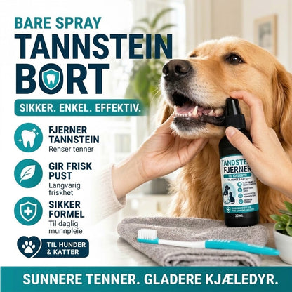 VaraLiving™ Skånsom tannpleiespray til kjæledyr