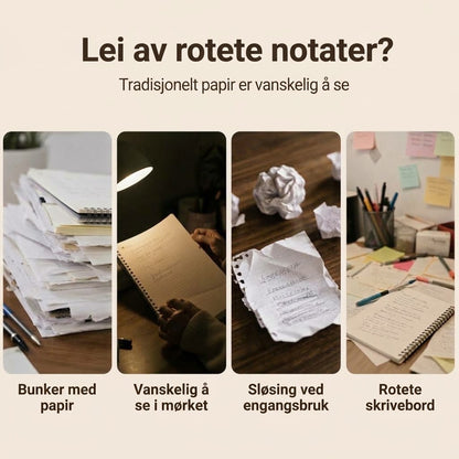 VaraLiving™ LED-oppslagstavle i akryl
