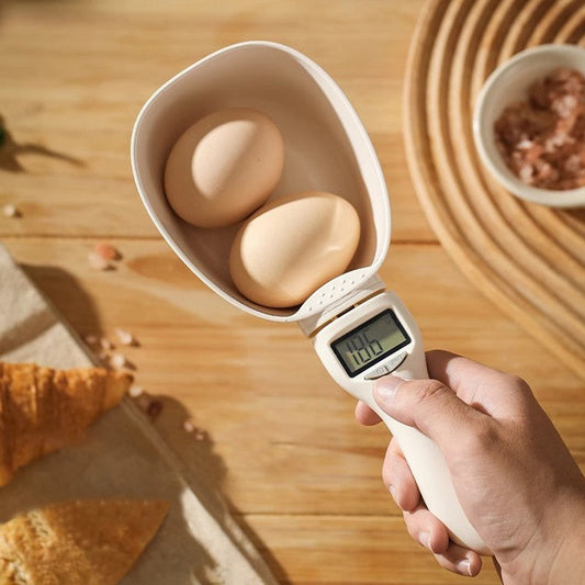 ChefEase™ Digital Måleskje med LCD-skjerm | Elektronisk Skjevekt med 1 g Presisjon